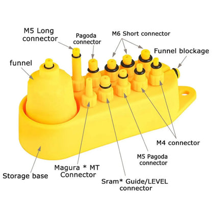 Kit universel de purge hydraulique – Freins à disque vélo (mineral oil) – MTB / Route