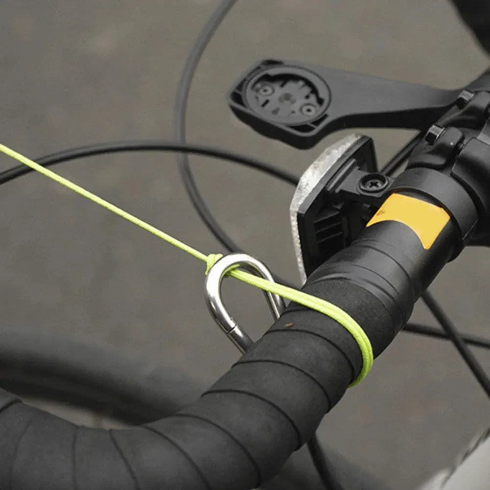 Système de traction vélo compact – Corde extensible 2,3 m à ressort interne