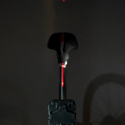 Calibrateur laser de guidon vélo – Alignement précis, USB-C, guidon 22,2–31,8 mm