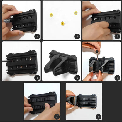 Support mural vélo réglable