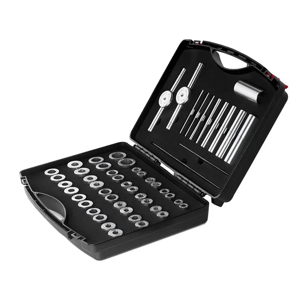 Kit d’installation et d'extraction de roulements de moyeu vélo – 20 paires de blocs + 8 tubes de guidage