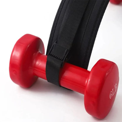 Ceinture de musculation – Support de charge pour haltères et kettlebells