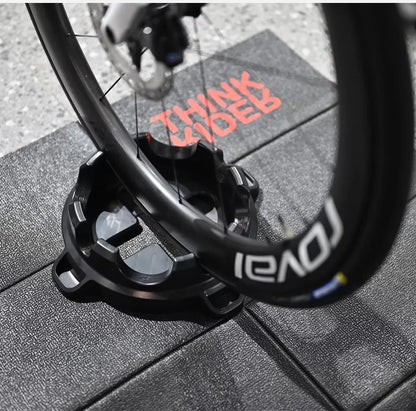 Support de stabilisation roue avant vélo – Multi-compatibilité pneus route, gravel et VTT