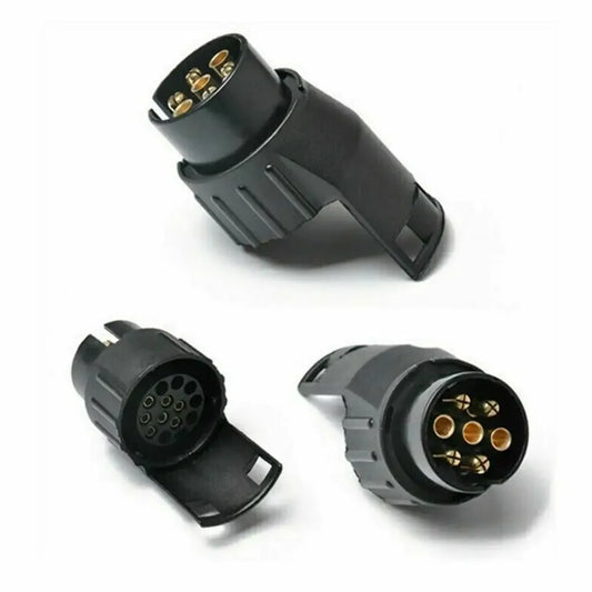 Adaptateur prise remorque 7 broches vers 13 broches – 12V – Compact et étanche