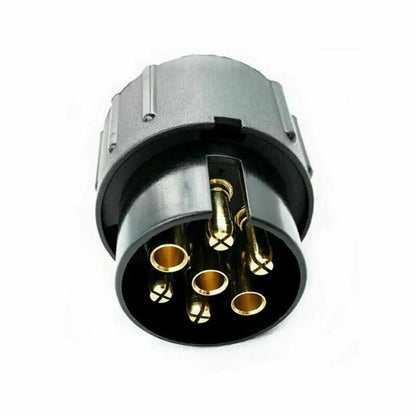 Adaptateur prise remorque 7 broches vers 13 broches – 12V – Compact et étanche
