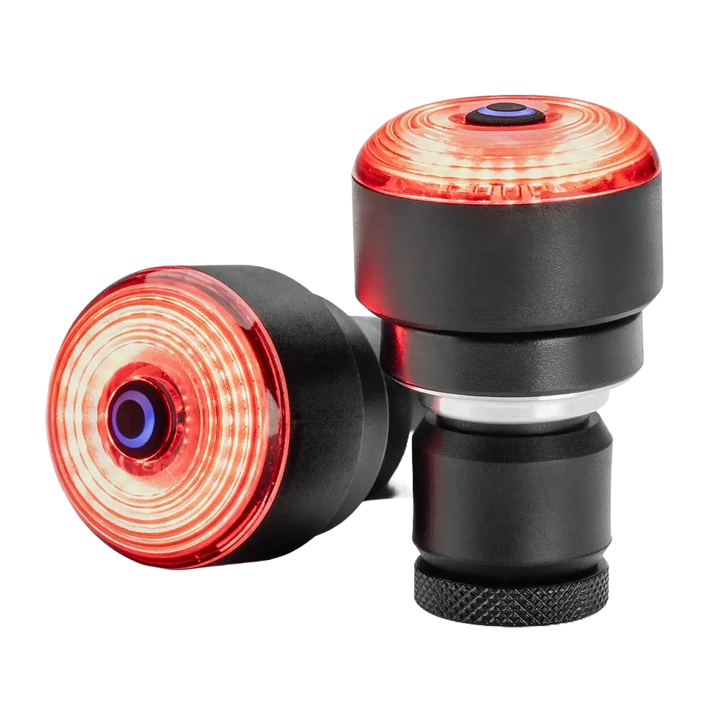 Lot de 2 bouchons de cintre LED étanches Rockbros