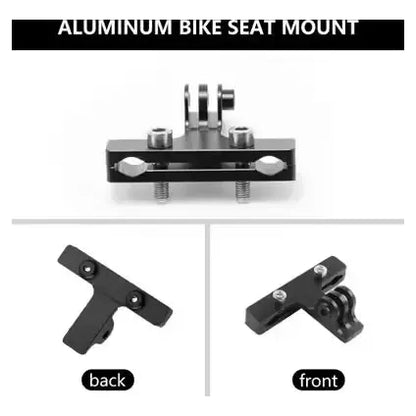 Rail de selle de vélo/Support de selle pour GoPro Hero/Action Cam - Noir