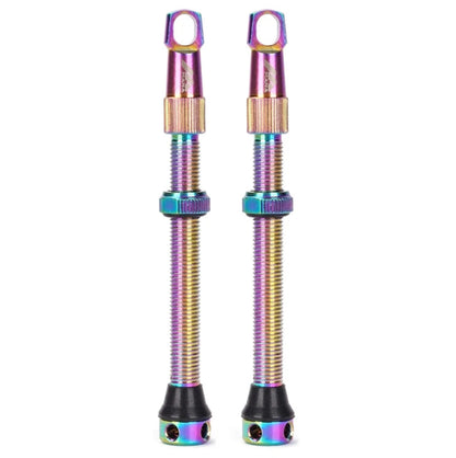 Paire de valves tubeless Presta 63 mm