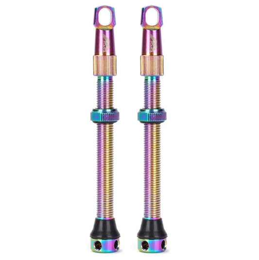 Paire de valves tubeless Presta 63 mm