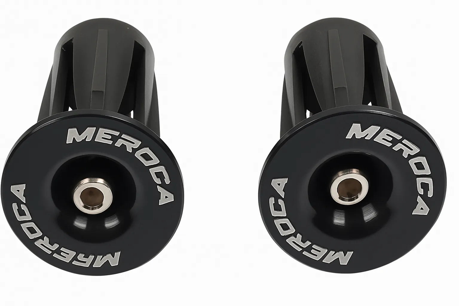 Bouchons de cintre vélo – 22 à 24 mm – Vis M4 – Noir
