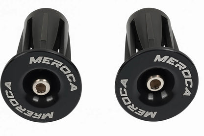 Bouchons de cintre vélo – 22 à 24 mm – Vis M4 – Noir