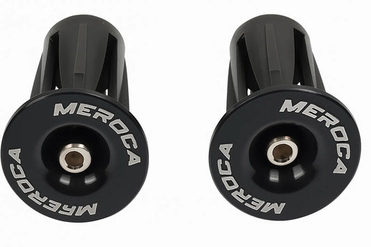 Bouchons de cintre vélo – 22 à 24 mm – Vis M4 – Noir