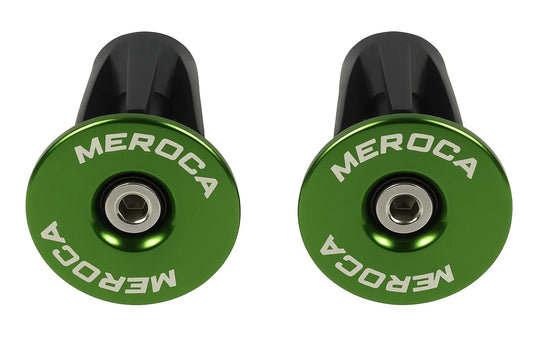 Bouchons de cintre vélo – 22 à 24 mm – Vis M4 – Vert