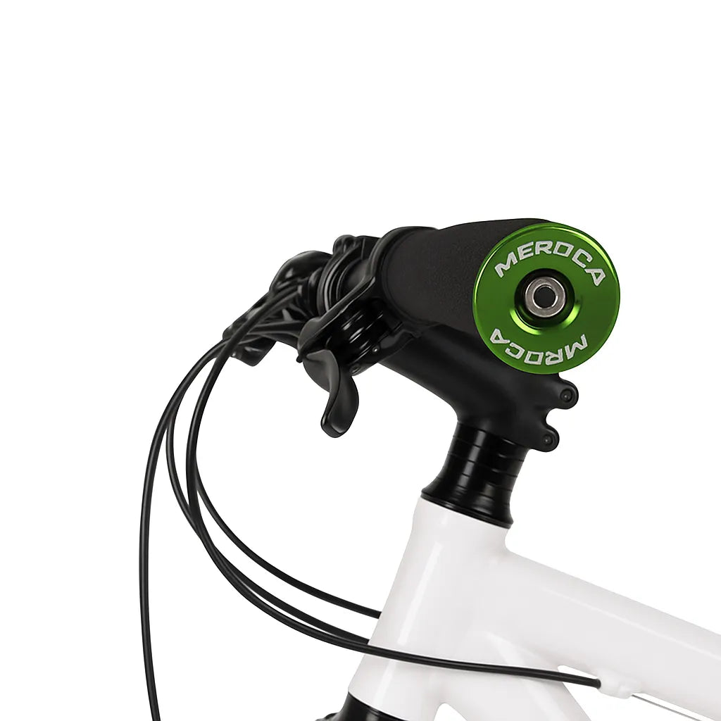 Bouchons de cintre vélo – 22 à 24 mm – Vis M4 – Vert