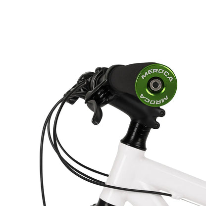Bouchons de cintre vélo – 22 à 24 mm – Vis M4 – Vert