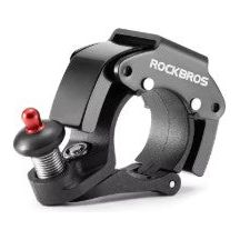 Mini Sonnette de Vélo Noire - Design Compact et Puissant, Fixation Facile pour Guidon