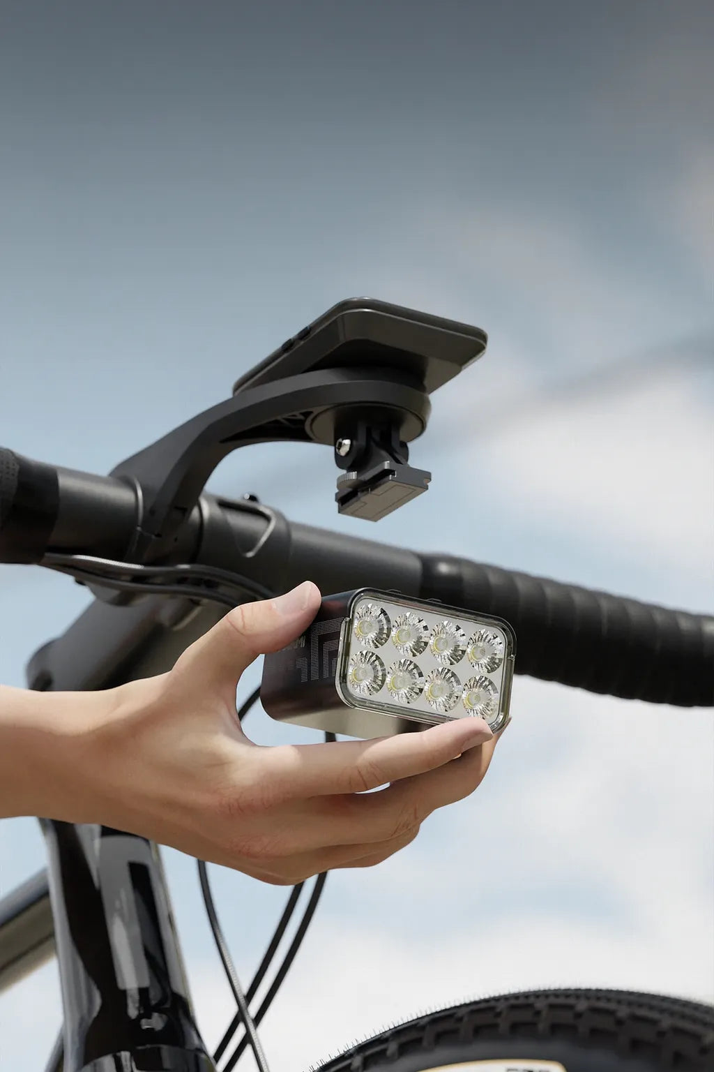 Phare vélo Cyclami CYC1800 – 1800 lumens, aluminium, batterie 4000 mAh