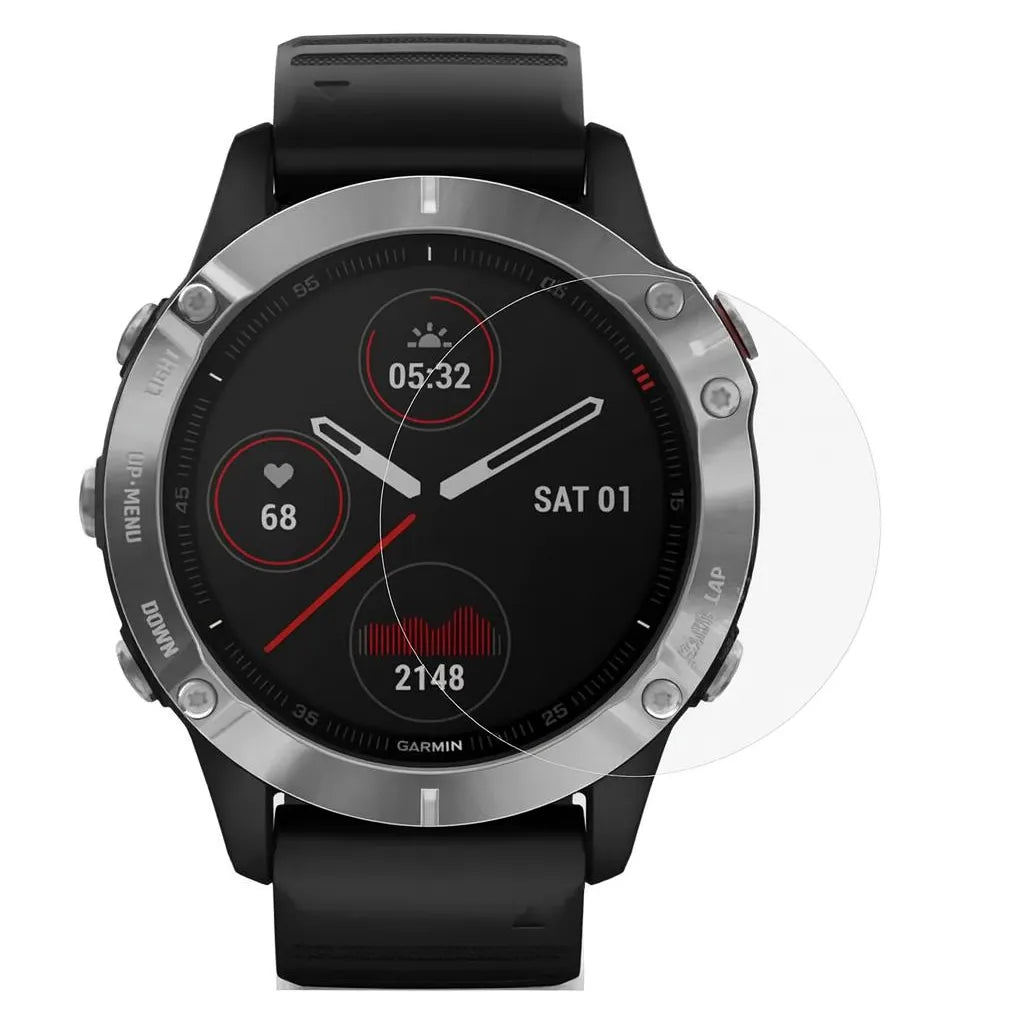 Verre trempé Garmin Fenix 6 / 6 Pro / 6 Pro Solar – Protection d’écran 9H anti-rayures