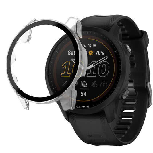 Coque de protection avec verre trempé pour Garmin Forerunner 955 / 955 Solar Bikeflow