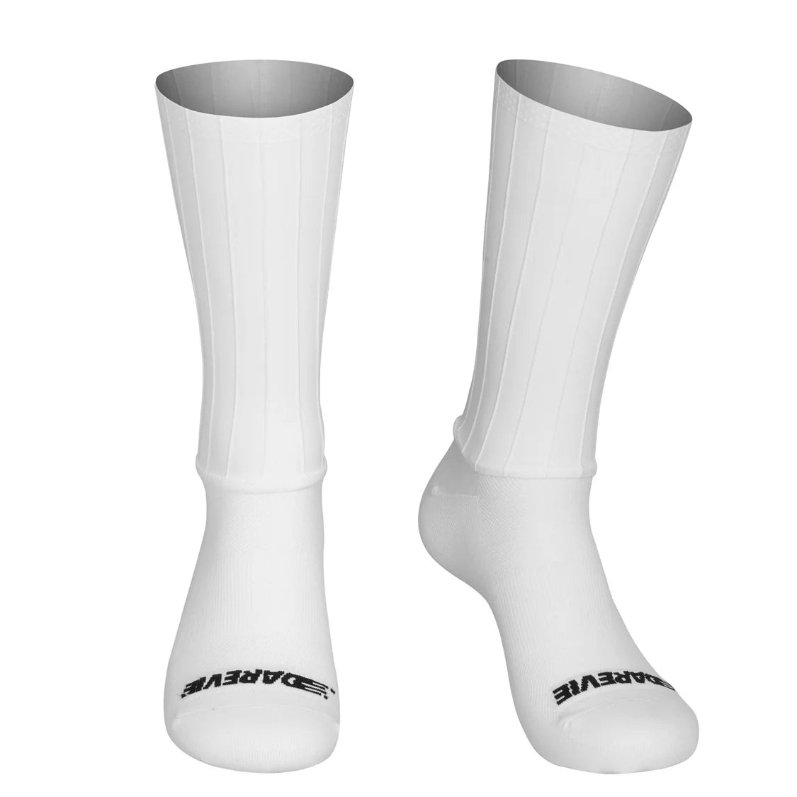 Chaussettes AERO 37/45 – Blanches – Performance et Confort Vélo Route