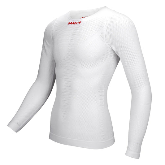 Sous-maillot à manches longues DAREVIE Knitting LS – Blanc