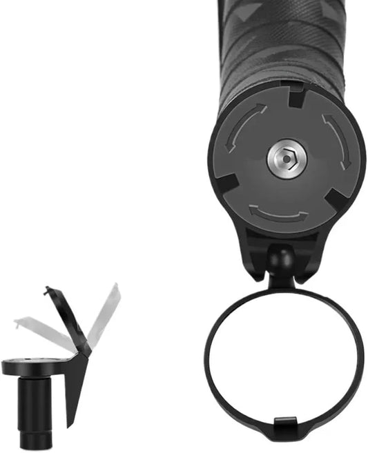 Embout de guidon Rétroviseur de vélo – Miroir convexe HD – Rotation 360°