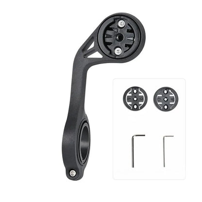 Support déporté XL bras allongé optimisé BikeFlow pour Garmin 1030/1040/1050 - Wahoo - Bryton + fixation éclairage ou gopro