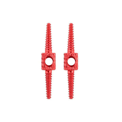 Kit routage câble interne vélo – Aluminium rouge – 2 pièces – Pour frein et dérailleur – Compatibilité universelle