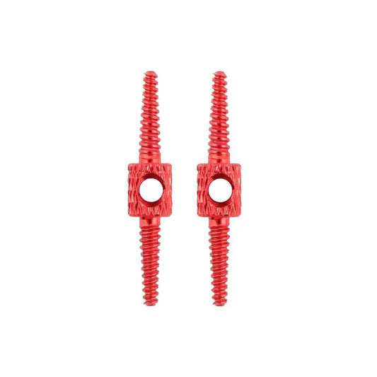 Kit routage câble interne vélo – Aluminium rouge – 2 pièces – Pour frein et dérailleur – Compatibilité universelle
