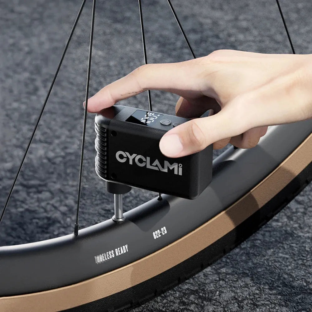 Mini Pompe Électrique Cyclami X1 – Ultra Compacte, 120 PSI, Recharge Rapide - 110g