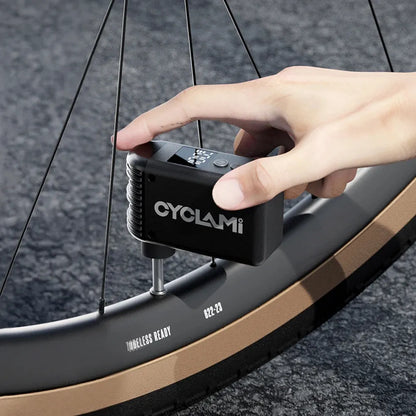 Mini Pompe Électrique Cyclami X1 – Ultra Compacte, 120 PSI, Recharge Rapide - 110g