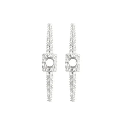 Outil de routage câble interne vélo - Aluminium argent - 2 pièces - Pour frein et dérailleur - Compatibilité universelle