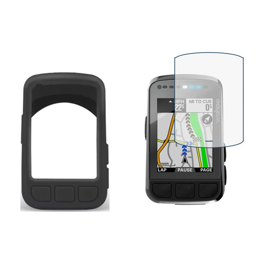 Pack de protection pour Wahoo ELEMNT Bolt V2 – Housse silicone et verre trempé Bikeflow
