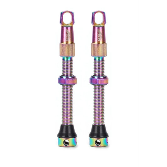 Paire de valves tubeless Presta 53 mm
