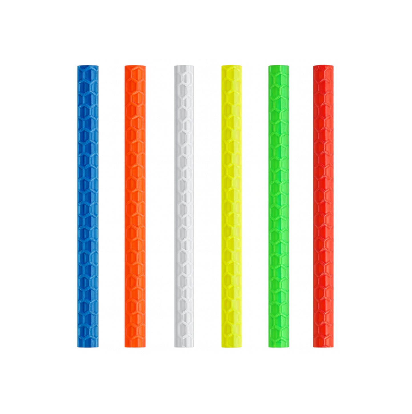 Lot de 24 tubes réfléchissants Multicolore pour rayons de vélo