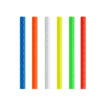 Lot de 24 tubes réfléchissants Multicolore pour rayons de vélo