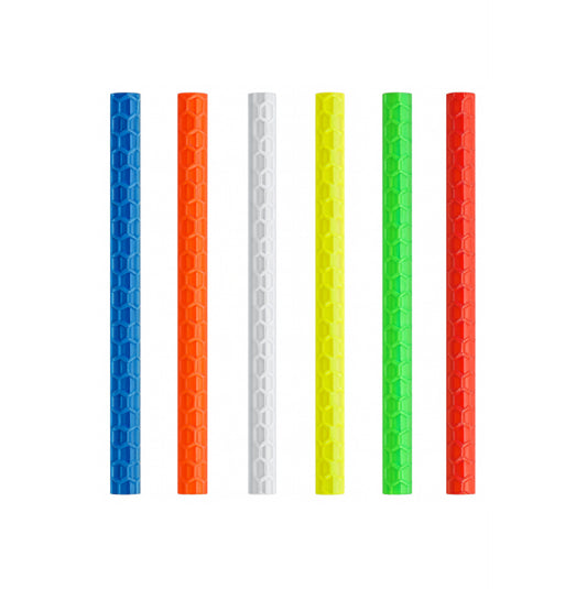 Lot de 24 tubes réfléchissants Multicolore pour rayons de vélo