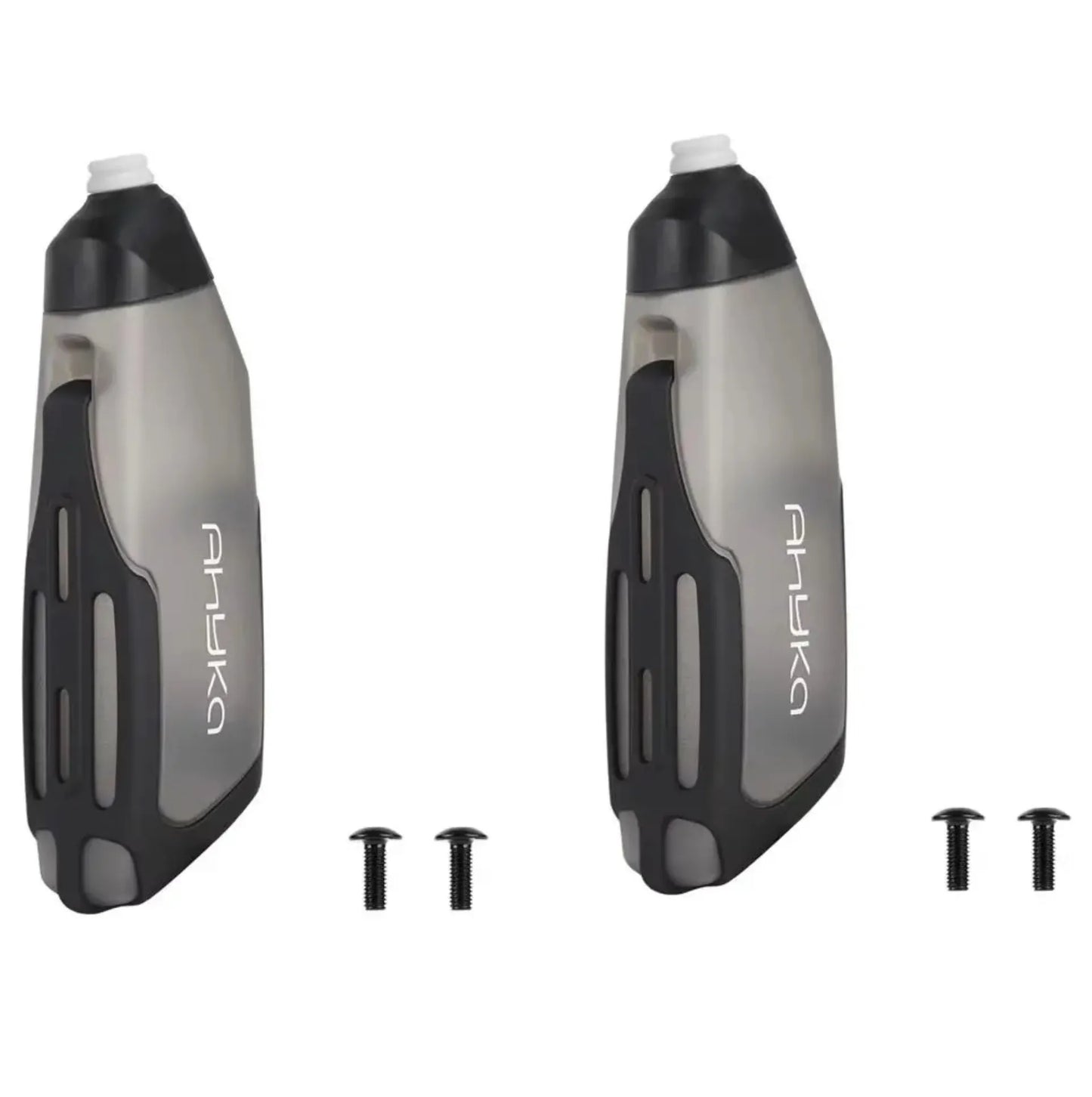 Lot de 2 bidons aérodynamiques vélo 600 ml + porte-bidons