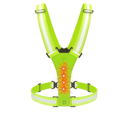 Gilet de sécurité LED haute visibilité – 360° réfléchissant