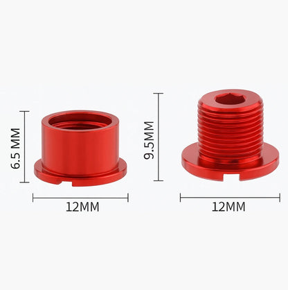 lot de 5 Boulons de plateau MUQZI – Aluminium CNC anodisé, 6,5 mm et 8,5 mm