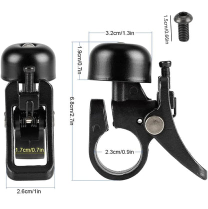 Sonnette en alliage d’aluminium à dégagement rapide - Compatible Xiaomi M365 / Pro / 1S / Pro2 / Lite