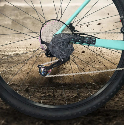 Protection de dérailleur arrière VXM – Plaque de protection transmission vélo route et VTT