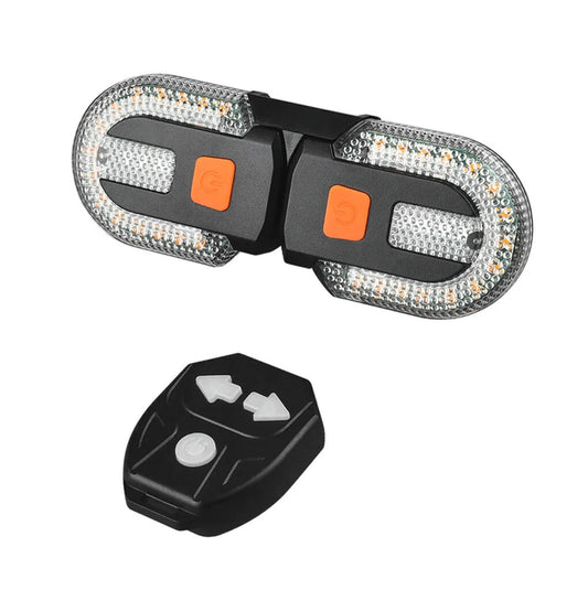 Clignotants vélo LED avec télécommande sans fil – 3 en 1 USB rechargeable