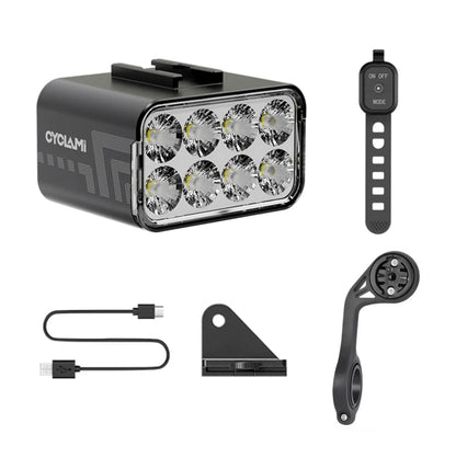 Phare vélo Cyclami CYC1800 – 1800 lumens, aluminium, batterie 4000 mAh