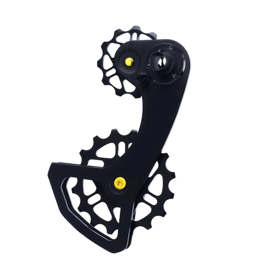 Vis de fixation galet de dérailleur arrière – Titane M5×14,2 mm Doré
