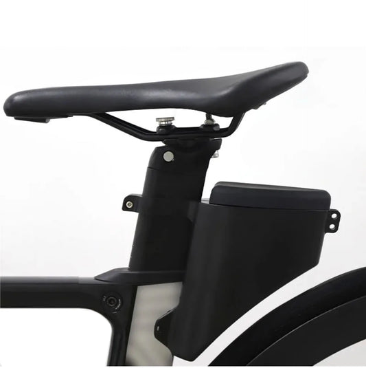 Sac de rangement aérodynamique pour tube de selle vélo – Coque rigide étanche