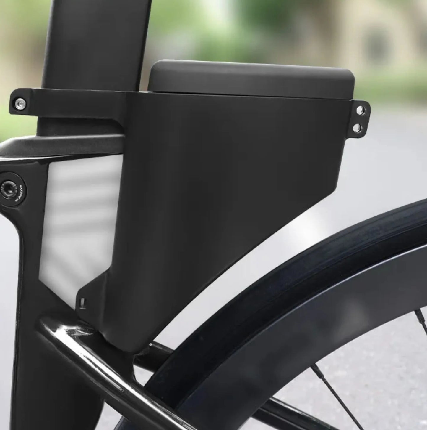 Sac de rangement aérodynamique pour tube de selle vélo – Coque rigide étanche