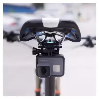 Rail de selle de vélo/Support de selle pour GoPro Hero/Action Cam - Noir