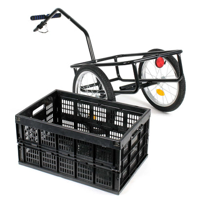 Remorque pour vélo 50 kg max- Attelage rapide - Bikeflow