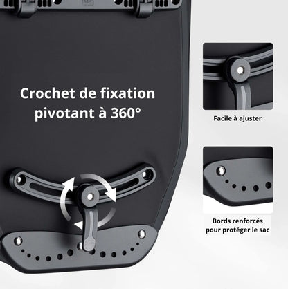 Sacoche vélo pour porte-bagage 28 L Wiltec – Étanche, spacieuse et prête à affronter tous vos trajets